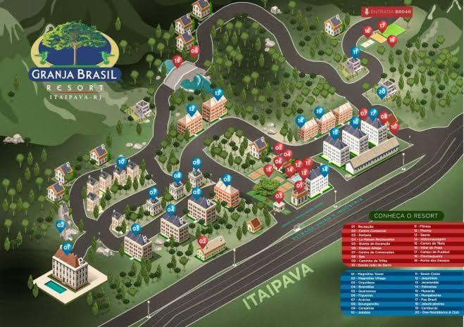 Appartement Maravilhoso Flat Em Itaipava à Petrópolis Extérieur photo